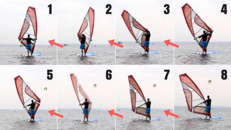 lowwind freestyle kurs plywanie rogiem szotowym do przodu